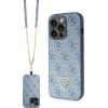 Guess Crossbody 4G Metal Logo Back Case Aizsargapvalks Priekš Apple iPhone 15 Pro Max