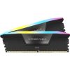 Corsair DDR5 64GB - 6000 - CL - 40 - Dual-Kit - DIMM, CMH64GX5M2B6000Z40, Vengeance RGB, EXPO, black