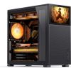 (Ir veikalā) Computer Case JONSBO D41 SCREEN STD Black ATX, DTX, Micro ATX (uATX), Mini ITX