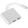 I/O ADAPTER USB-C TO HDMI/USB3/USB-C A-CM-HDMIF-02-SV GEMBIRD