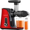 AMZCHEF GM3001-RD slow speed juicer (red)