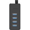 Orico W5P-030 USB to 4x USB 3.0 Hub Adapter (black)