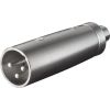 Goobay Adapter XLR - RCA (Cinch) srebrny (JAB-857180)
