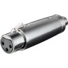 Goobay Adapter XLR - RCA (Cinch) srebrny (JAB-857179)