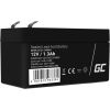 Maintenance-free AGM VRLA Green Cell AGM41 12V 1.3Ah Battery (for alarm system, cash register, toy)