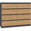 Top E Shop Topeshop M8 120 ANT/ART KPL chest of drawers