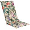 Krēsla pārsegs AMAZONIA 48x115x4,5cm, ziedi/ bēšs, 50%poliesters/ 50%kokvilna
