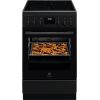 Electrolux LKR564276K Elektriskā plīts 600.sērija 50cm Melna