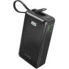 Powerbank SBS 10000mAh, 20W, LCD, integrated cable, Black