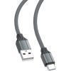 D-Fruit кабель USB-A - USB-C 2 м, серый (DF120)