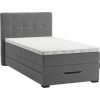 Continental bed JEEP 90x200cm, grey