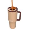 Thermal mug with telescopic straw Kambukka Rio Tumbler 950ml Almond Dream