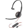 HP Poly Headset 8X214A6   Blackwire 3210 Black   8X214A6