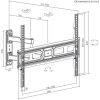 Maclean MC-798N TV Mount, Bracket for TV max VESA 600x400, 37-70", 35kg