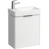 Laufen izlietnes skapītis Base, 470x265 mm, h=530 mm, 1D, kreisā puse, matēts balts