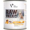RAW PALEO Adult Monoprotein Turkey - wet dog food - 800 g