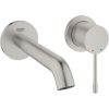 Grohe izlietnes maisītāja Essence virsapmetuma daļa, 2 caurumu, iztece 183 mm, supersteel