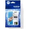 BROTHER LC-421VAL PAGEPACK 4 PC(S) BLACK, CYAN, MAGENTA, YELLOW