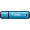 Kingston IronKey Vault Privacy 50 128 GB, USB stick (light blue/black, USB-A 3.2 Gen 1)