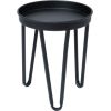 Flower stand CHIA 15,5x15,5x20cm, black