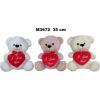 Sun Day Плюшевый мишка c сердцем LOVE 35 cm (M3672)  разные 162076