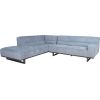 Corner sofa HASSO LC, silver grey