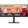 Monitor LG LG 34BA75QE-B.AEU 86,72cm 34Zoll IPS 3440x1440 21:9 300cd/m2 5ms 2xHDMI DP USB