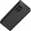 Platinet power bank 30000mAh PD QC LED, black