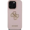 Guess PU Grained 4G Metal Logo Maciņš priekš Apple iPhone 16 Pro