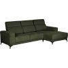 Corner sofa DARLA PN dark green