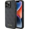 Guess PU 4G Metal Logo Case Aizsargapvalks Priekš Apple iPhone 15 Pro