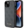 Guess PU 4G Metal Logo Case Aizsargapvalks Priekš Apple iPhone 15 Pro Max