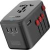 Promate TripMate-GaN100 GaNFast™ Универсальное зарядное устройство 100W / EU/US/UK/AU
