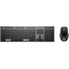 HP 720 Wireless Mouse Keyboard Combo - Multi-Device, Dual-Mode, Programmable, Rechargeable, 4000 dpi - Nightfall Black - ENG / 9T5A9AA#ABB