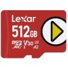MEMORY MICRO SDXC 512GB UHS-I/PLAY LMSPLAY512G-BNSNG LEXAR