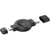 In-line Choetech T606-F wireless charger for smartwatch (black)