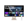 Monitor LG LG MT IPS LED 27" 27SR50F - IPS panel, SMART, 1920x1080, 2xHDMI, 2x USB, repro, webOS, bezova barva