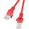 PATCHCORD KAT.6 UTP 2M CZERWONY FLUKE PASSED LANBERG 10-PACK