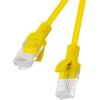 LPATCHCORD KAT.5E UTP 1.5M ŻÓŁTY FLUKE PASSED LANBERG 10-PACK