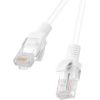 PATCHCORD KAT.5E UTP 0.5M BIAŁY FLUKE PASSED LANBERG 10-PACK