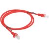 PATCHCORD KAT.5E UTP 1M CZERWONY FLUKE PASSED LANBERG 10-PACK