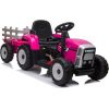 Lean Cars XMX611 Electric Ride-On Tractor Pink