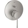 Grohe iebūvējamā dušas maisītāja Essence virsapmetuma daļa, ar 2 ceļu pārslēdzēju, supersteel