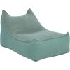 Bean bag LARRY CAT 100x70x30/56cm, green