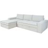 Corner sofa bed KAJA LC, beige