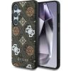Guess Samsung  Galaxy S25 Etui 4G Printed Colored Peony Pattern MagSafe Brown