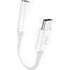 Dudao Переходник-конвертер с USB Type C на разъем для наушников 3,5 мм (female) белый (L16CPro white)