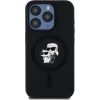 Karl Lagerfeld KLHMP13LSCMKCRHK iPhone 13 Pro | 13 6.1" czarny|black hardcase Silicone Karl & Choupette MagSafe