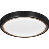 Modern LED ceiling plafond Activejet VERDI Black/Gold 23W Griestu lampas - šķīvji