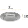 Emaljētas plāksnes 2 gab. 18 cm Petromax Black